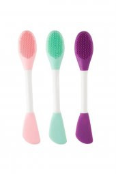Çift Taraflı Silikon Yüz Maskesi Uygulama Ve Peeling Fırçası - 1