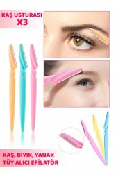 Kaş Usturası, Yüz Jileti, Kadın Jileti Epilasyon 3lü Ustura - 1