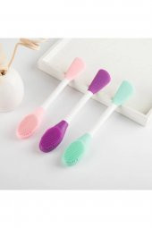 Çift Taraflı Silikon Yüz Maskesi Uygulama Ve Peeling Fırçası - 3