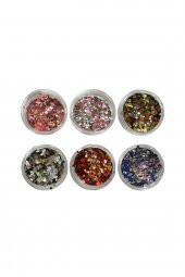 Tırnak Süsleme Simi, Kolay Uygulanabilir, Nail Art Tırnak Süsleme 6lı Sim Seti - 1