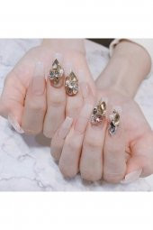 Tırnak Süsleme Taşı, Kolay Uygulanabilir, 4lü Nail Art Tırnak Süsleme Taş Seti - 2