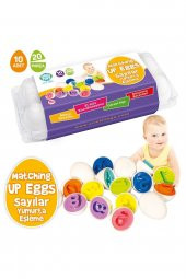 Sayılar Yumurta Eşleme 10’lu Matching Up Eggs - 1