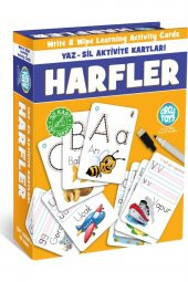 Cırcle Toys Harfler Yaz-sil Aktivite Kartları Çift Taraflı 32 Kart - 1