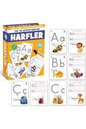 Cırcle Toys Harfler Yaz-sil Aktivite Kartları Çift Taraflı 32 Kart - 2