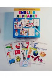 English Alphabet Ingilizce Alfabe Yaz-sil Aktivite Kartları - 2