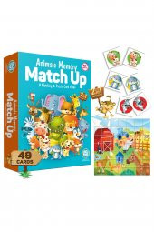 Animals Memory Match Up Puzzle 2si1arada Eşleştirme Çiftlik Puzzle - 2