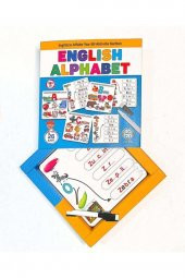 English Alphabet Ingilizce Alfabe Yaz-sil Aktivite Kartları - 3