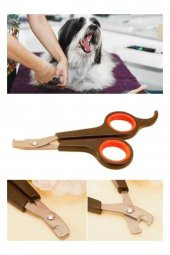 Küçük Çelik Uçlu Kedi Köpek Evcil Hayvan Tırnak Makası Pati Bakım Aleti Ergonomik Kaymaz Sap - 1