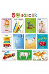 Ilk 50 Sözcük Eğitici Kartlar Bebekler Için Ingilizce Türkçe Eğitici Kartlar - Tuka - 3