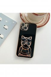 Masa Üstü Sevimli Köpek Standı Telefon Tutucu Yapışkan Özelliği Telefon Kılıfına Yapıştırılır - 2