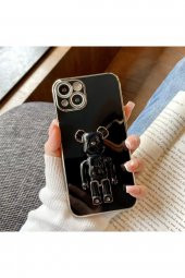 Masa Üstü Sevimli Ayıcık Standı Telefon Tutucu Yapışkan Özelliği Telefon Kılıfına Yapıştırılır - 2