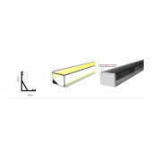 Arge LED Mutfak Dolabı ve Tezgah Altı Köşe Difüzörlü Köşe Bar LED 24V 6500K 150CM - 4