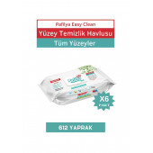 Pafilya Easy Clean Yüzey Temizlik Havlusu 6x102 (612 YAPRAK) - 1