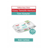 Pafilya Easy Clean Yüzey Temizlik Havlusu 15x102 (1530 YAPRAK) - 1