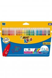 Bic Kids Kid Couleur Yıkanabilir Keçeli Boya Kalemi 24 Renk 841800 - 1