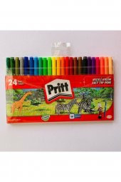 Pritt Keçeli Kalem 24lü 1. Sınıf Kalite yıkanabilir Kalitesi Ile - 1