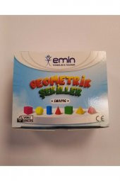 Emin İş Eğitimi 12 Parça Plastik Üç Boyutlu Geometrik Şekiller Seti - 1