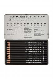 LYRA Art Design Dereceli Kurşun Kalem 12 Li Metal Kutu L1111120 - 1