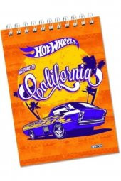 Gıpta Hot Wheels Spiralli Karton Kapak 40 Yaprak A7 Mini Bloknot - 1