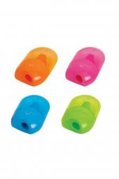 Faber Castell Faber-castell Mini Apple Neon Kalemtraş - 1