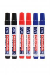 KRAF 770 Doldurulabilir Beyaz Tahta Kalemi 6lı Set - 1