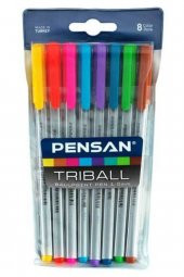 Pensan Triball 1.00 Mm Tükenmez Kalem 8 Renk Set - 1