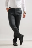 Notra Klasik Kesim Kışlık Gabardin Kumaş Likralı Boru Paça Erkek Pantolon - 5