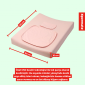 XPERMATE Bebek Alt Açma Minderi Yıkanabilir Kılıf, Kundaklı Alt Değiştirme Minderi 60x80x10cm Pembe - 2