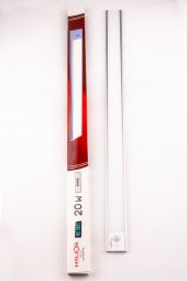 HS 2821 20W Sensörlü Bant Armatür 4000K Mıknatıslı 60cm - 1