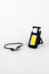Keychain Light 6w Ledli Mini Projektör Beyaz Işık USB şarjlı thumbnail 2