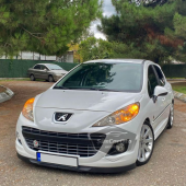 Peugeot 207 2006-2014 Uyumlu Üniversal Astra H lip Esnek Ön Lip 2 Parça Tampon Altı Dil Karlık Ön Ek - 1