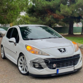 Peugeot 207 2006-2014 Uyumlu Üniversal Astra H lip Esnek Ön Lip 2 Parça Tampon Altı Dil Karlık Ön Ek - 2