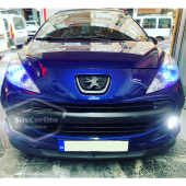 Peugeot 207 2006-2014 Uyumlu Üniversal Astra H lip Esnek Ön Lip 2 Parça Tampon Altı Dil Karlık Ön Ek - 6