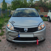 Dacia Sandero Mk2 Mk2.5 2009-2020 Uyumlu Üniversal Astra H lip Esnek Ön Lip 2 Parça Tampon Altı Dil Karlık Ön Ek - 1