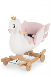 Wellgro Tekerlekli ve Sallanan Ahşap Kuğu - 1