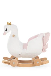 Wellgro Tekerlekli ve Sallanan Ahşap Kuğu - 5