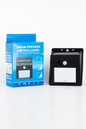 15W Solar Led Duvar Aydınlatma Beyaz Işık IP65 (Dış Mekan) HS 4010 - 1