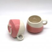 Tardan Betty Seramik Fincan 2 Adet  - 230 ml - Pembe - 1