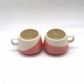 Tardan Betty Seramik Fincan 2 Adet  - 230 ml - Pembe - 2