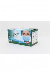 Tnt 3 Katlı Cerrahi Maske 50 Li Kutu Burun Telli Lastikli Kokusuz 3 Katman - 1