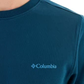 Columbia M Basic Crew Erkek Sweatshirt Yeşil CS0204-414 thumbnail 4