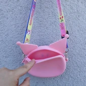Kuromi Silikon Çanta Pembe - 3
