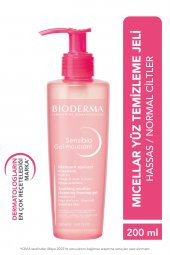 Bioderma Sensibio Foaming Gel Hassas Ve Normal Ciltler Durulanan Micellar Yüz Temizleme Jeli 200 ml - 1