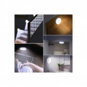 Sensörlü Led Aydınlatma Tezgah Altı Koridor Merdiven Için Kablosuz Güçlü Mıknatıslı - 3