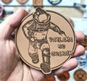 EOD Bomba İmha Deri PEÇ -Geldim Geldim Patlama -Arma - Leather Patch2 - 2