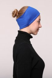 Kadın Penye Dikişsiz Tesettür Bandana Bone Spor Saç Bandı - 6