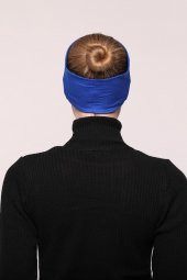 Kadın Penye Dikişsiz Tesettür Bandana Bone Spor Saç Bandı - 9