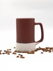 Tardan HANS  Seramik Kupa 350 ml XKAHVERENGİ - 1