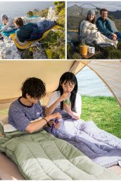 Exent Termo Polyester Elyaf Dolgulu Bordo Uyku Tulumu-Extra koruma - 2