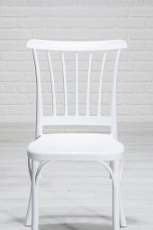 Sandalie Nero Siyah Masa 75X110 Cm Violet Beyaz Sandalye Mutfak Masa Takımı thumbnail 3